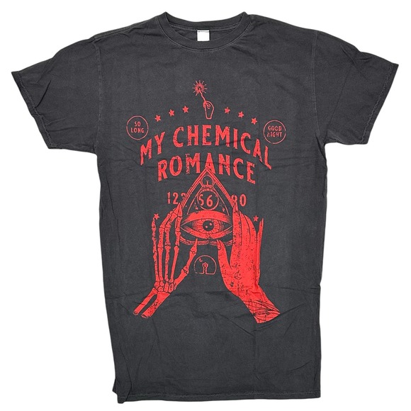 My Chemical Romance Women's Spirit Board Tee T-Shirt Dress in Black Vintage Wash - Picture 3 of 3